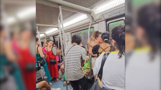 Tensión en el metro por un pasajero violento y machista / TWITTER