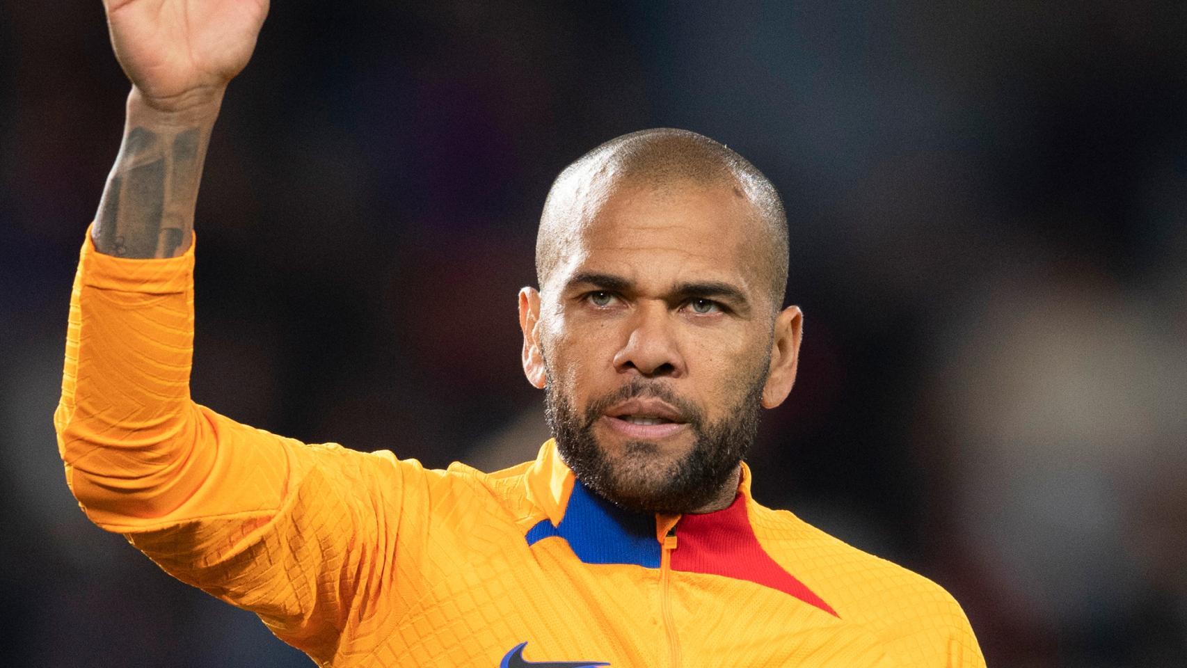 Dani Alves en su etapa en el Barça