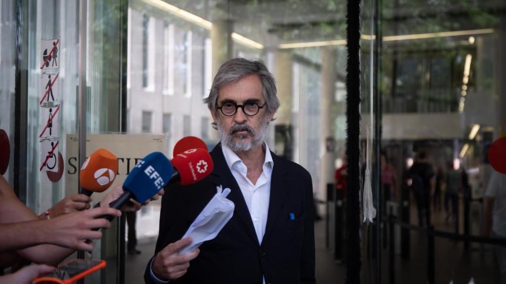 Cristóbal Martell, abogado de Dani Alves, en la Ciudad de la Justicia