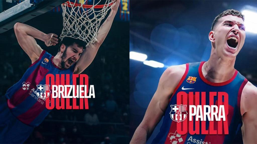Darío Brizuela y Joel Parra, fichajes del Barça de basket