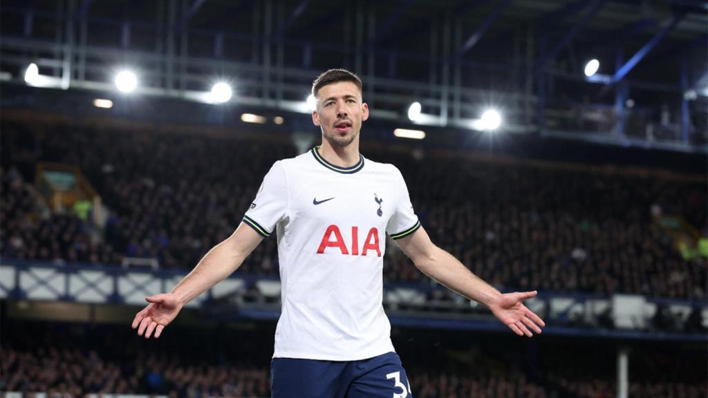 Clément Lenglet, durante un partido con el Tottenham esta pasada temporada