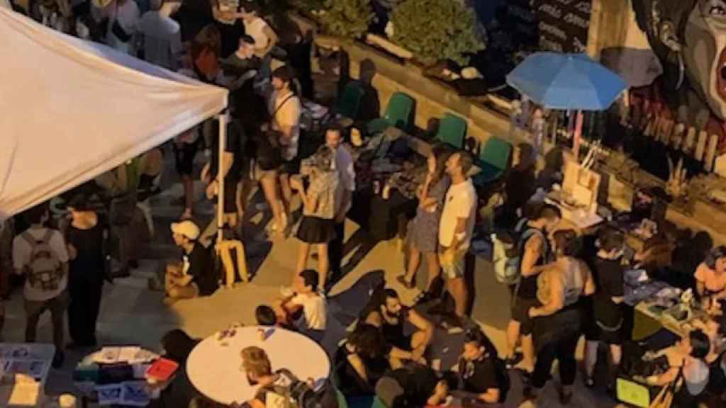 Una fiesta de madrugada en Can Vies / CEDIDA