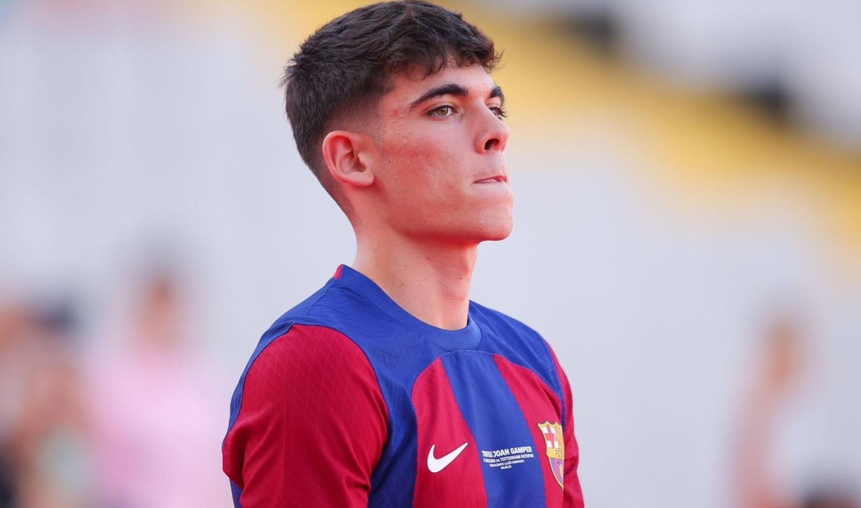 Alex Valle, joven lateral izquierdo del FC Barcelona / FCB