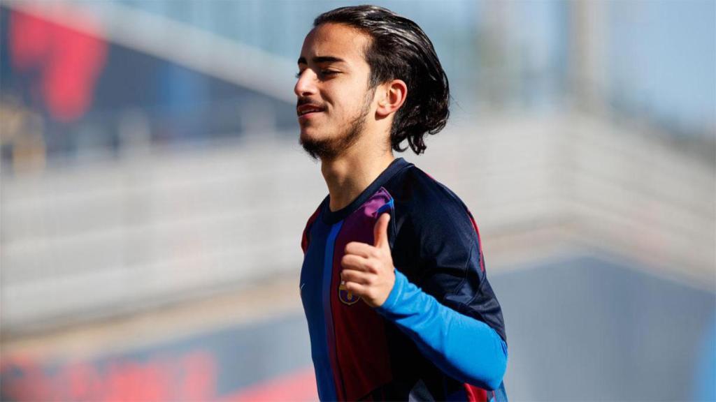Txus Alba, durante un entrenamiento con el FC Barcelona / FCB
