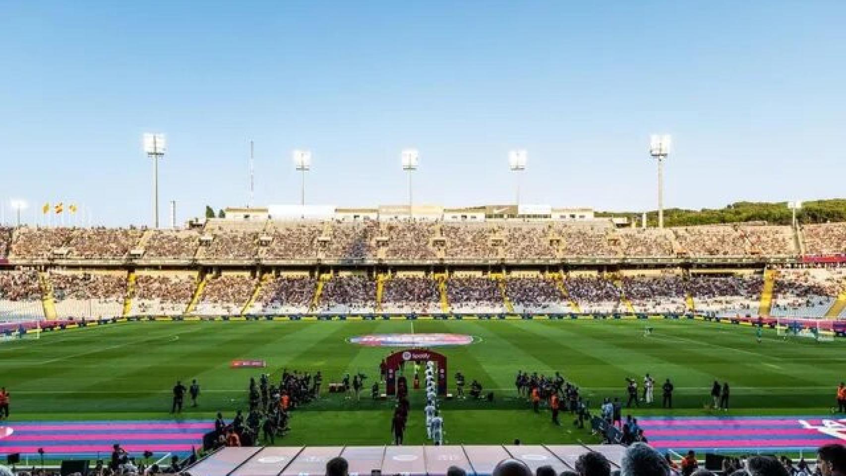 Estadi Lluis Companys el día del Gamper