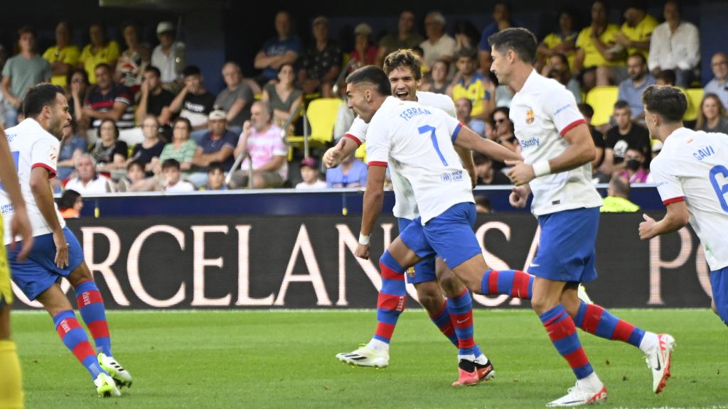 Ferran Torres, autor de un tanto contra el Villarreal