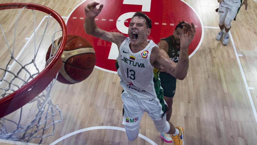 Jokubaitis, en acción ante México