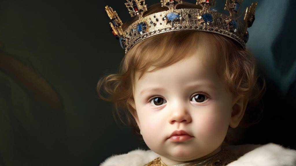 Bebé con corona