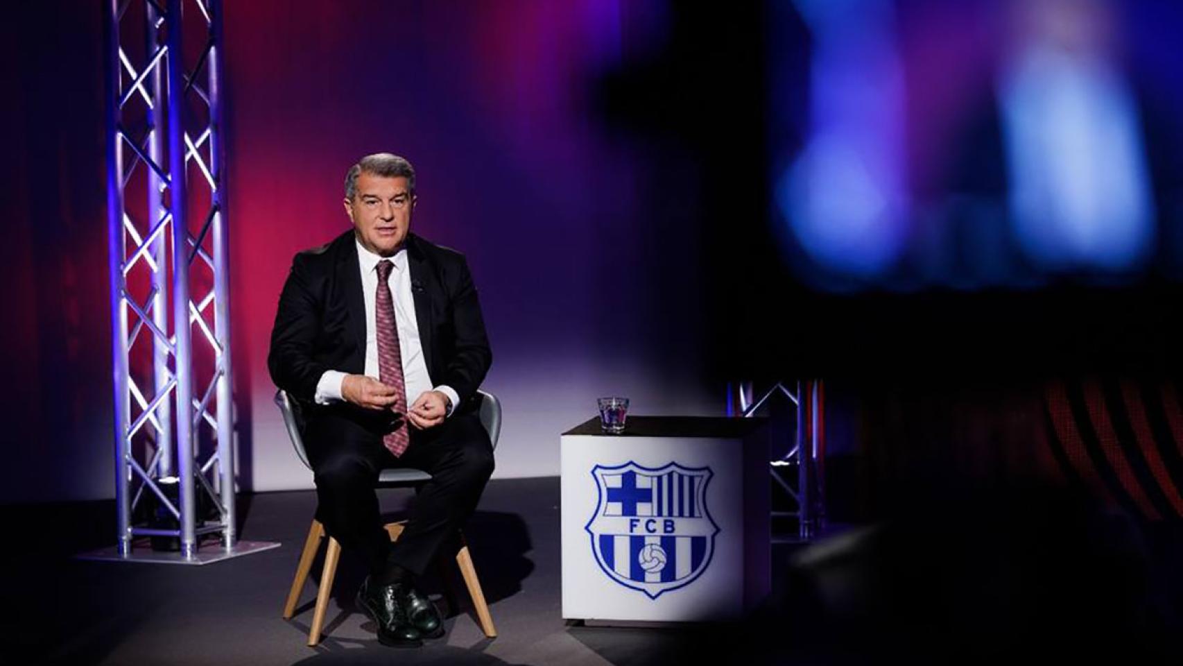 Joan Laporta, durante una entrevista a Barça TV en una imagen de archivo