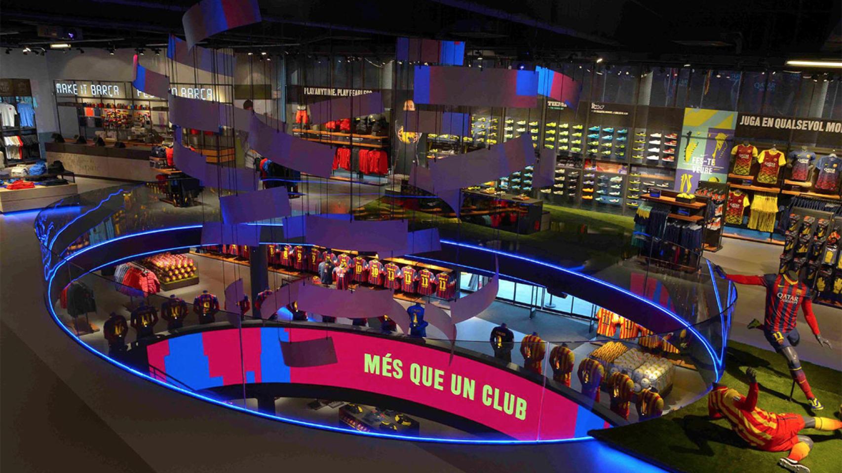 Imagen de archivo de la tienda oficial del FC Barcelona
