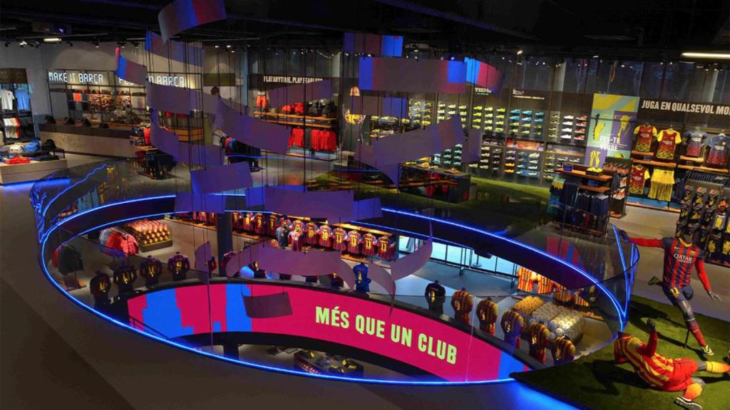 Imagen de archivo de la tienda oficial del FC Barcelona