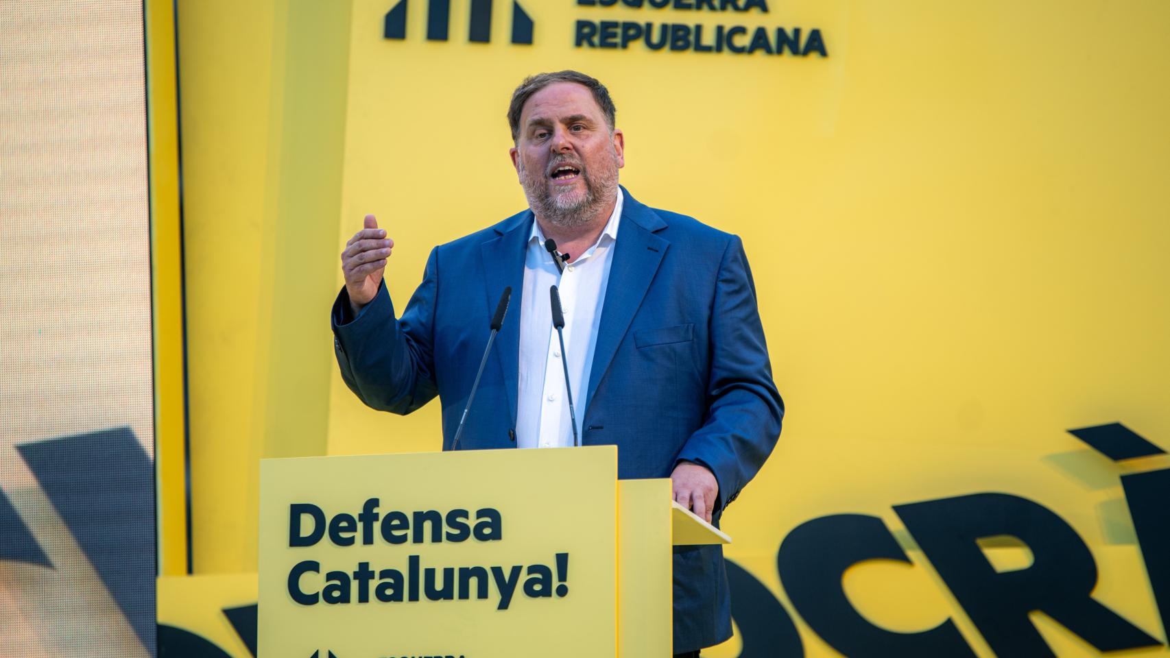 El presidente de ERC, Oriol Junqueras