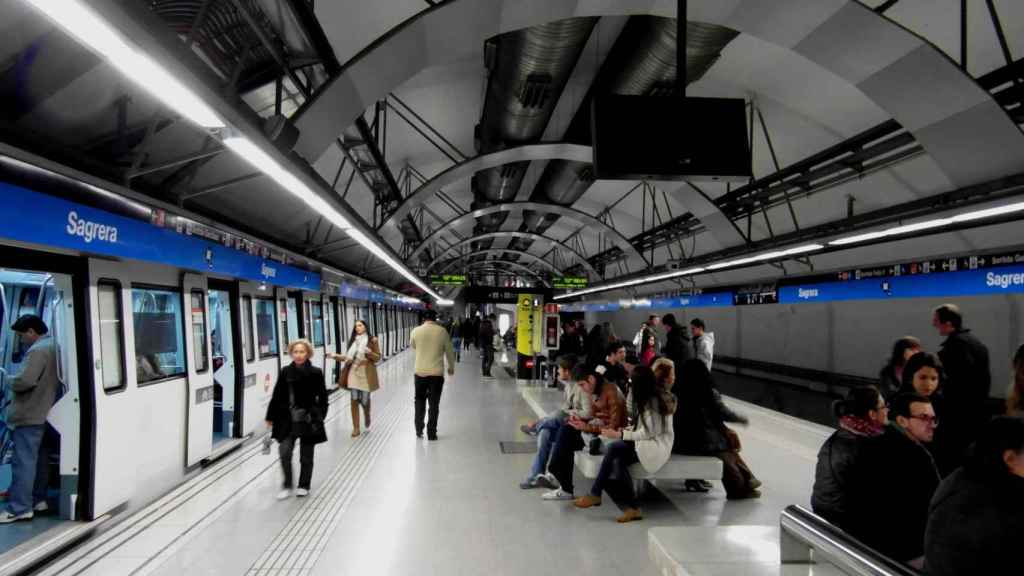 Estació de metro de La Sagrera de Barcelona / WIKI
