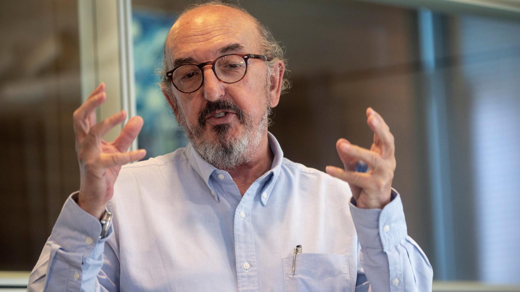 Jaume Roures, socio gestor de Mediapro, en una comparecencia pública