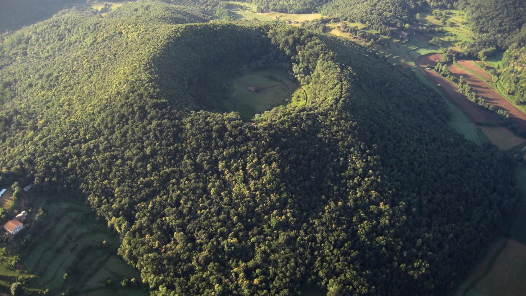 El volcán de Santa Margarida del Cot