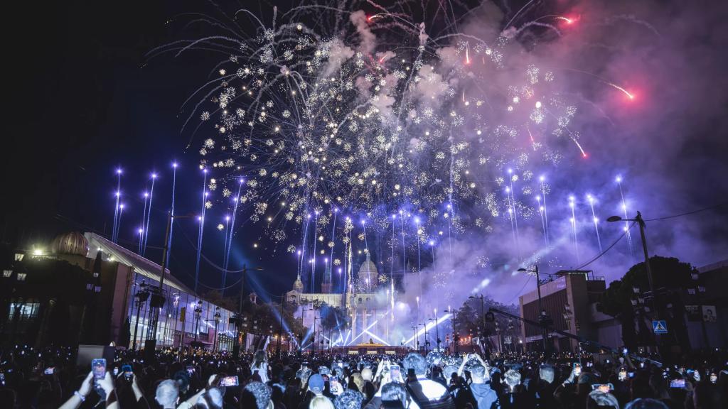 El piromusical de la Mercè de este 2023 en Barcelona / AJ BCN