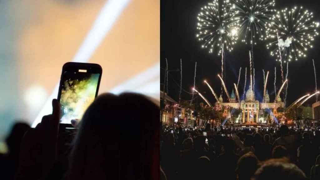 El piromusical de la Mercè a Barcelona en una edició anterior