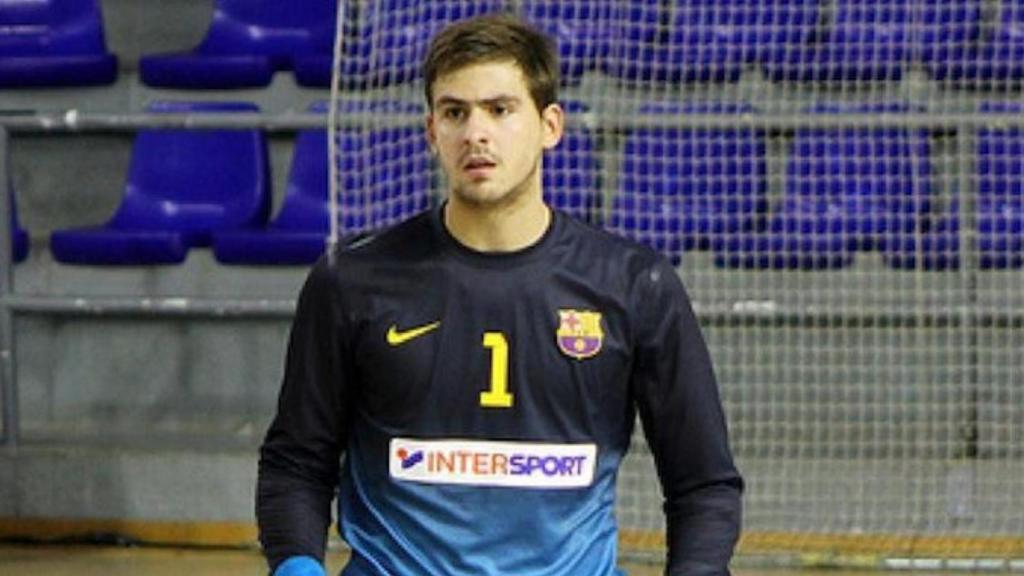 Nacho Biosca, en su etapa en las categorías inferiores del Barça