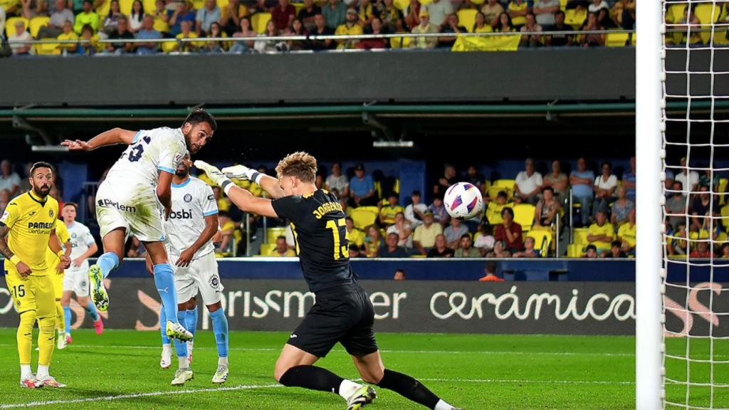 Eric García, celebrando el gol decisivo contra el Villarreal