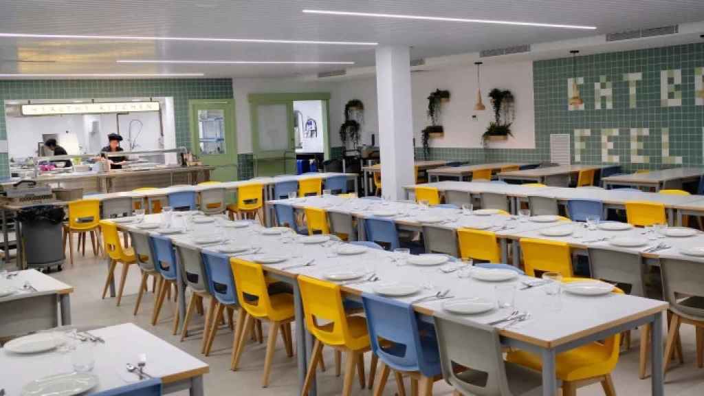 Un comedor de escuela