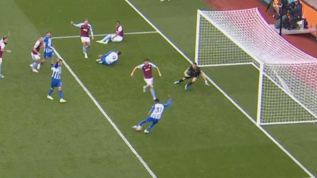 El primer gol de Ansu Fati en la Premier League con el Brighton