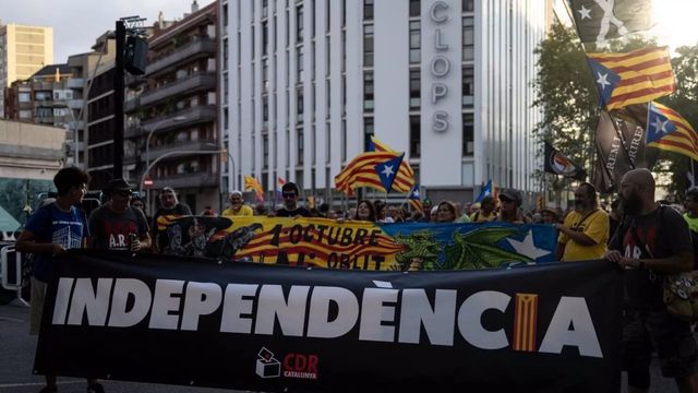 Manifestación de los CDR en Barcelona / EUROPA PRESS