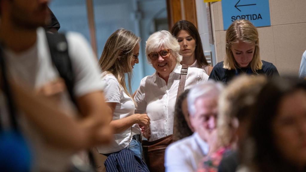 La eurodiputada de Junts Clara Ponsatí, con los CDR