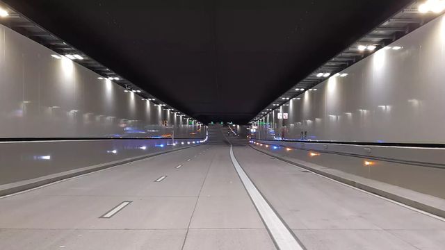 Interior del túnel de Glòries / AJ BCN
