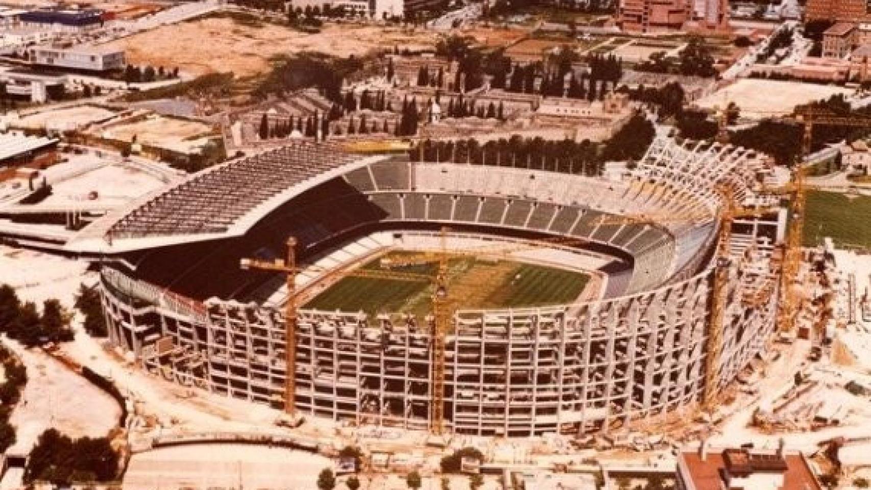 El Camp Nou antes del Mundial de 1982