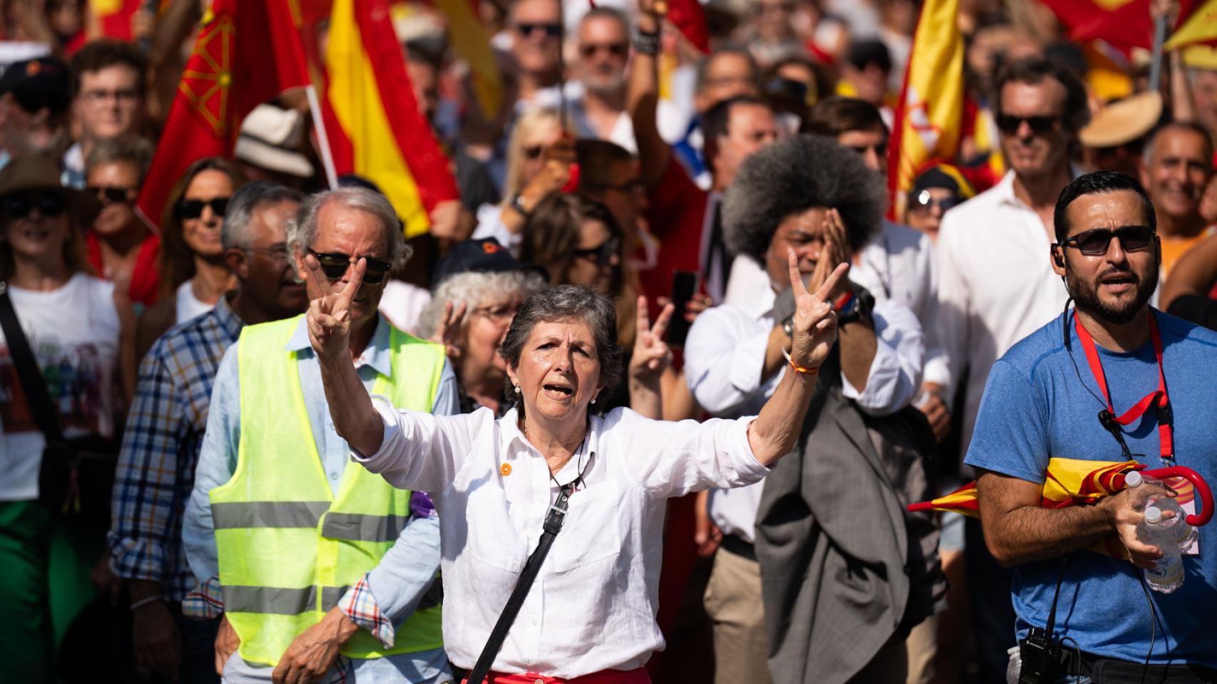 Manifestación 8 de Octubre en contra de la Amnistía