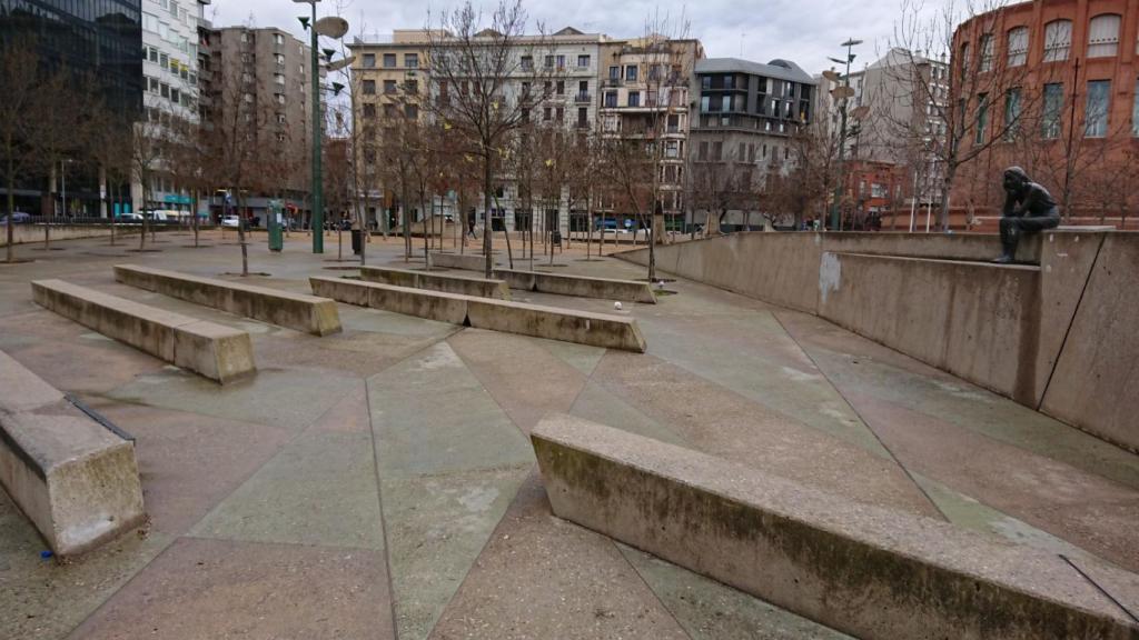 Plaça de l'1 d'octubre del 2017