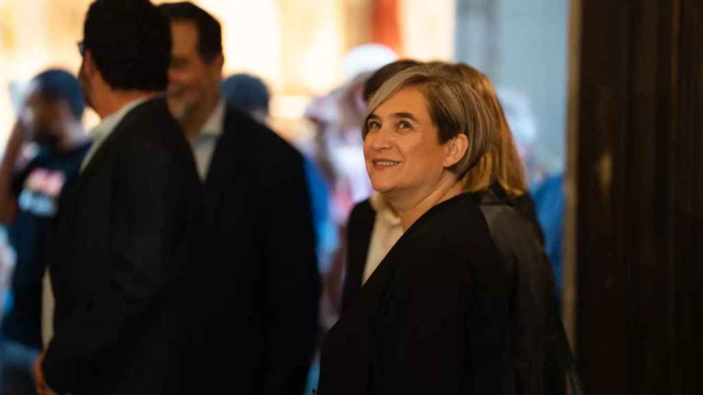 Ada Colau en un acto en una imagen de archivo