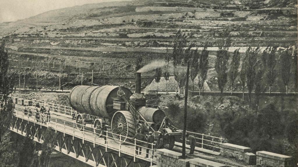 Postal del Tren del ciment