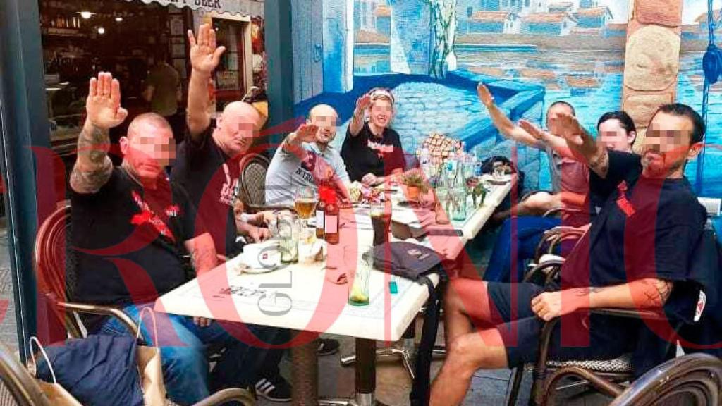 Algunos de los miembros de Combat 18 detenidos por Mossos y Policía Nacional hoy