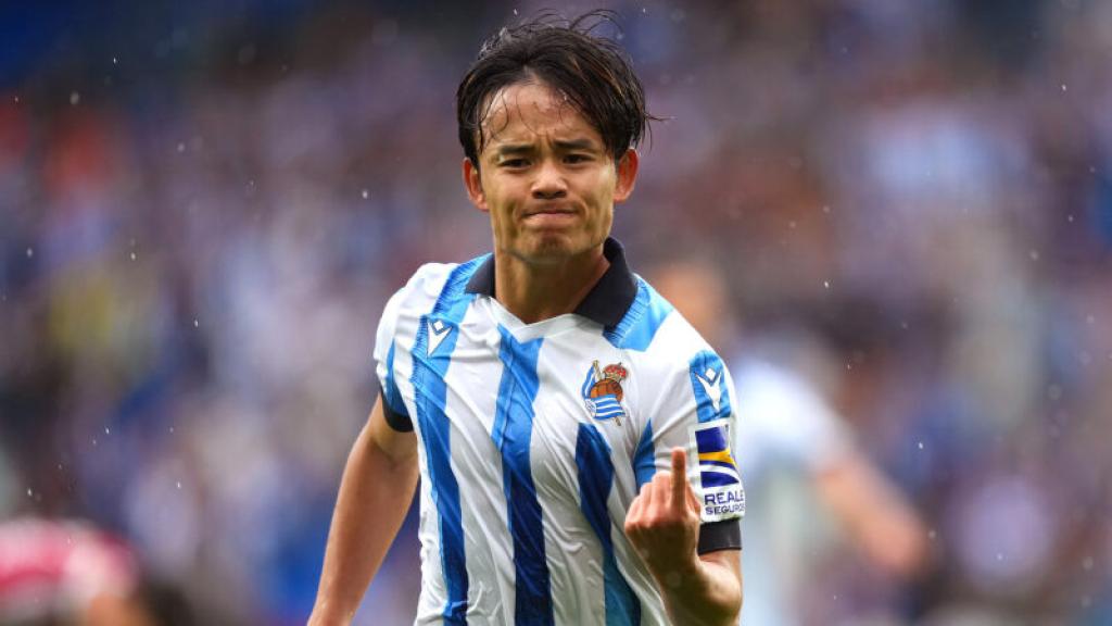 El futbolista de la Real Sociedad, Take Kubo.