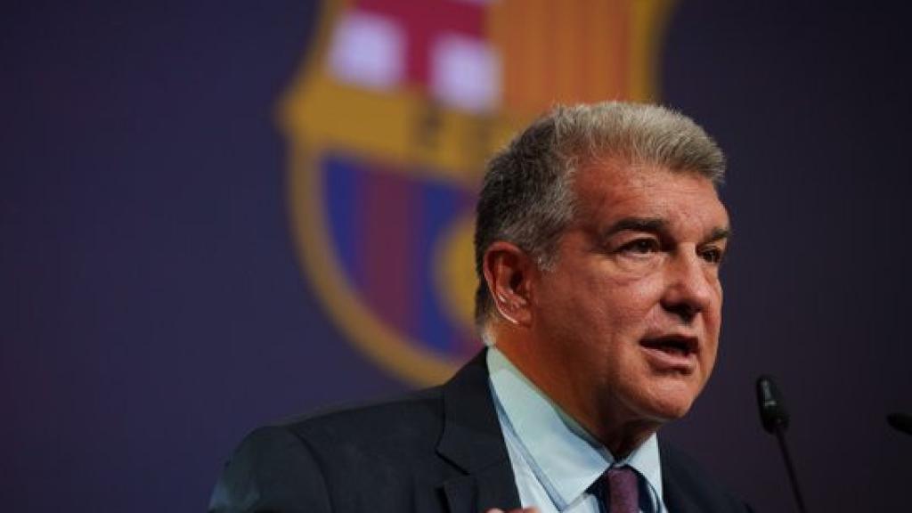 Joan Laporta se dirige a los compromisarios