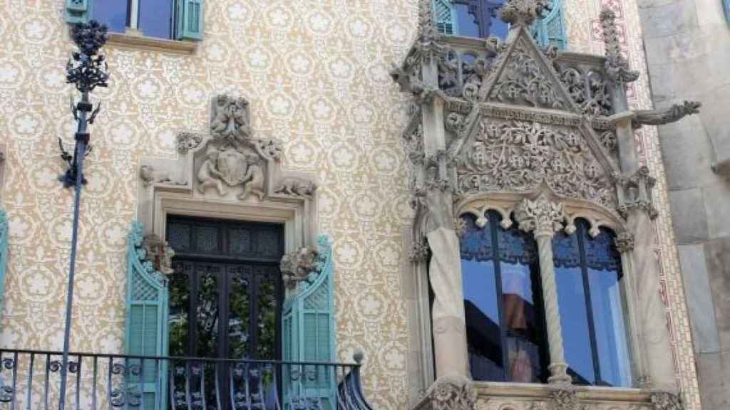 Detalle de la fachada de la Casa Amatller / CR
