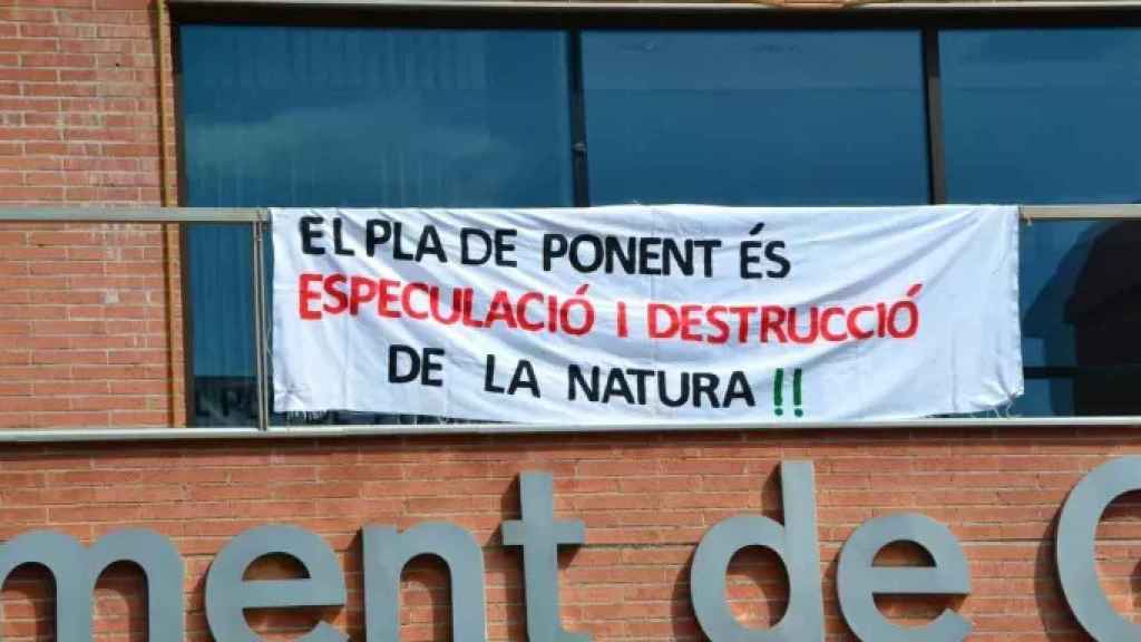 Manifestación en contra del 'Pla de Ponent' / ECOLOGISTES EN ACCIÓ