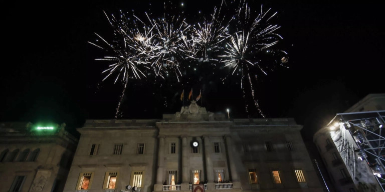 Plaza Sant Jaume por las fiestas de La Mercè 2023 / AJ BCN