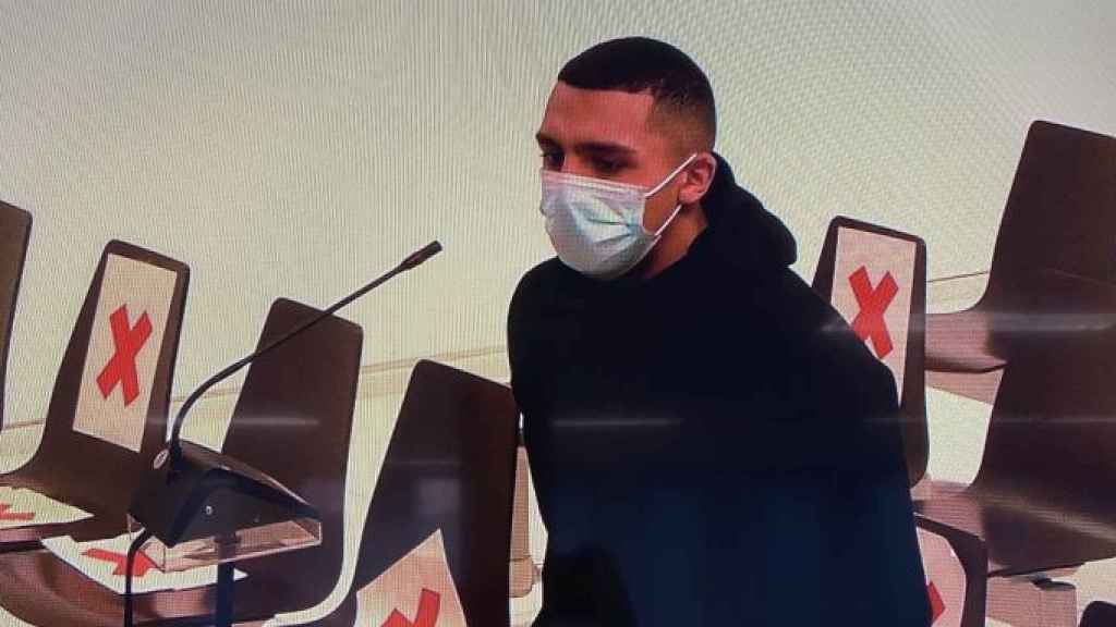 Imatge d'arxiu de Morad declarant davant d'un jutge / ELENA GARRIDO