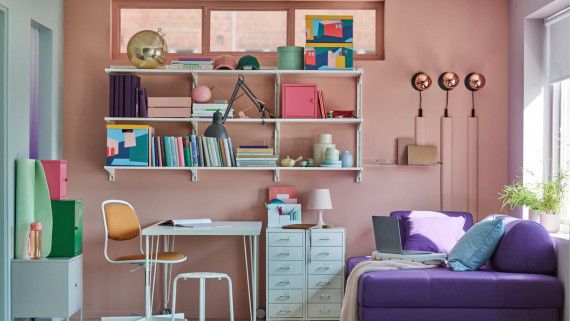 Espacio de trabajo para el dormitorio de Ikea / IKEA