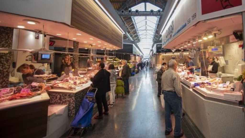 Interior del mercado de Sant Antoni