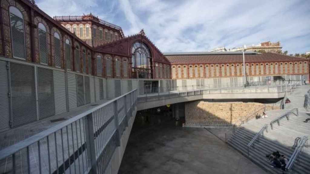 Zona ampliada del mercat de Sant Antoni