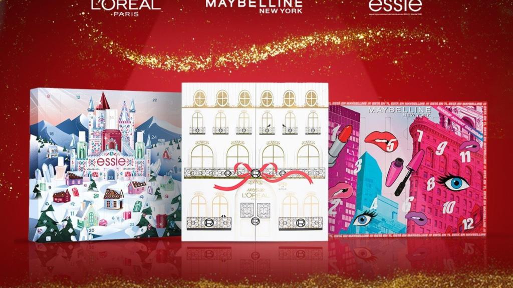 Deslumbra estas Navidades con los calendarios de Adviento de maquillaje de L'Oréal, Maybelline y Essie, ¡no te los pierdas!