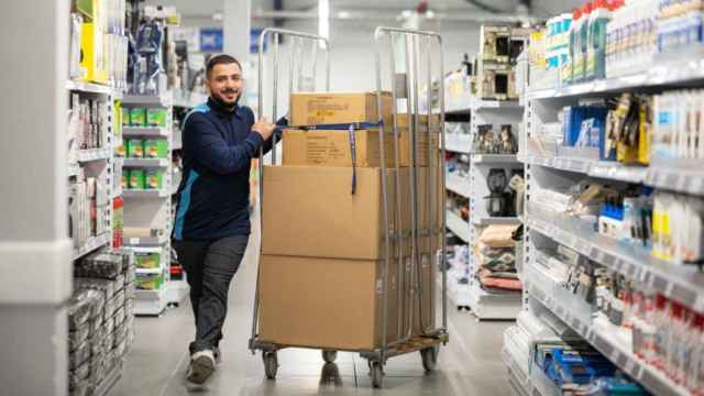 Un trabajador de Action en una imagen de archivo