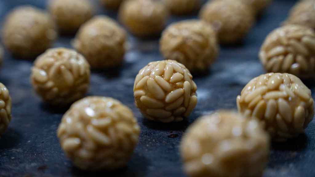 Panellets de La Sitja, ganadores del premio al Mejor Panellet de Piñón de Barcelona 2023