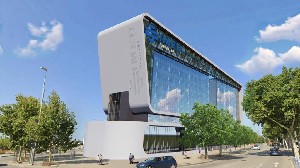 Render del futur hospital d'Imed a Cornellà