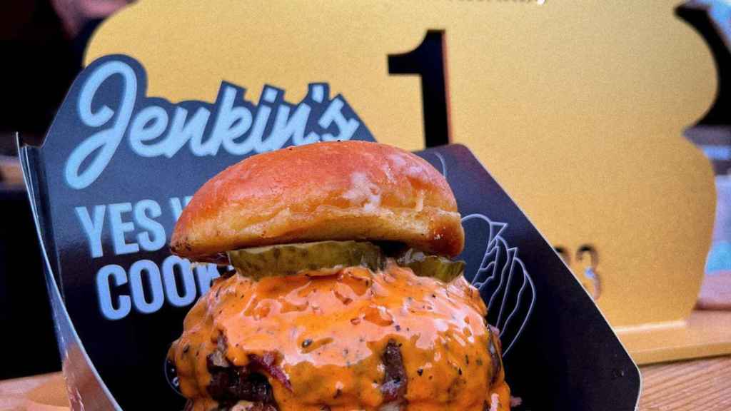 La hamburguesa guanyadora de 'The Champions Burguer' a Barcelona