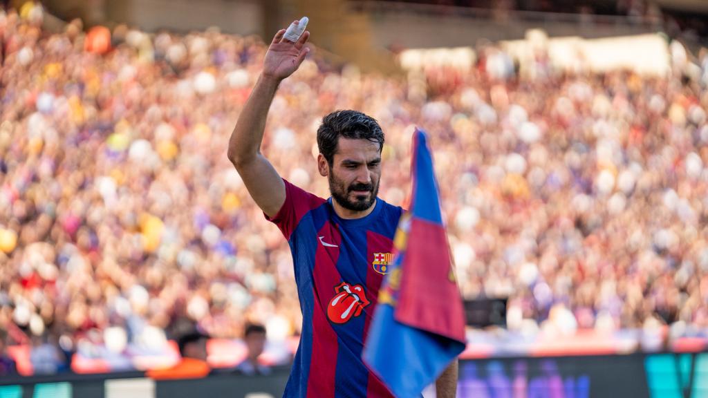 Gundogan en el clásico Barça - Real Madrid