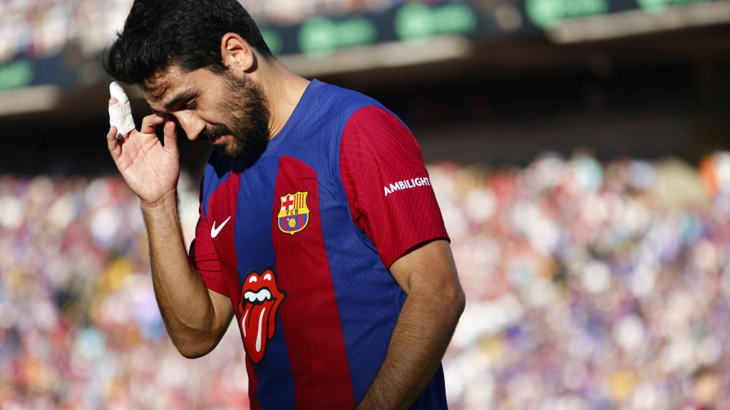 Ilkay Gundogan, durante el clásico contra el Real Madrid